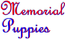 Memorial Puppies - custom gif graphic by AAA World Wide Web Design